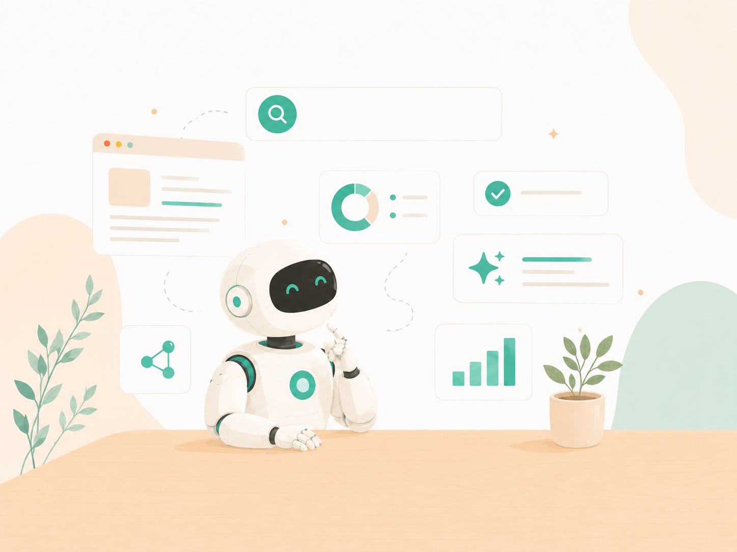Illustration : écrire pour Google et les IA